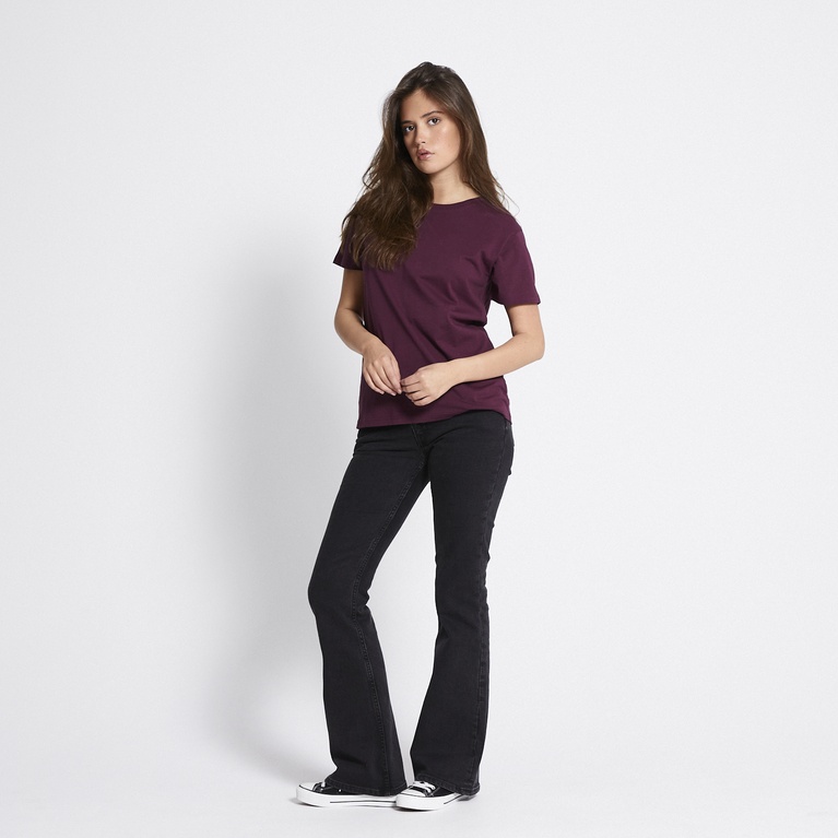 Basic tee "Bea" Burgundy